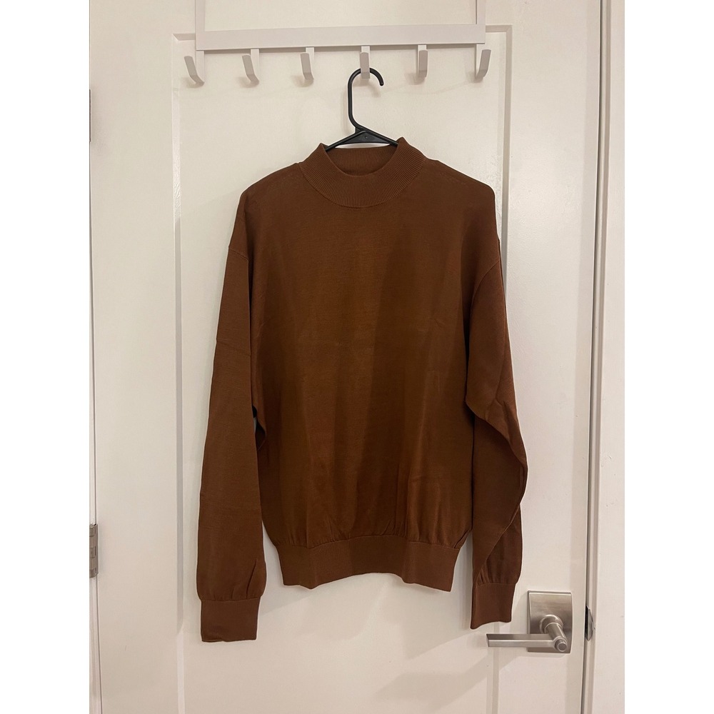 Vintage Baracuta‎ Silk Blend Old Money Turtleneck Sweater Luxury Preppy